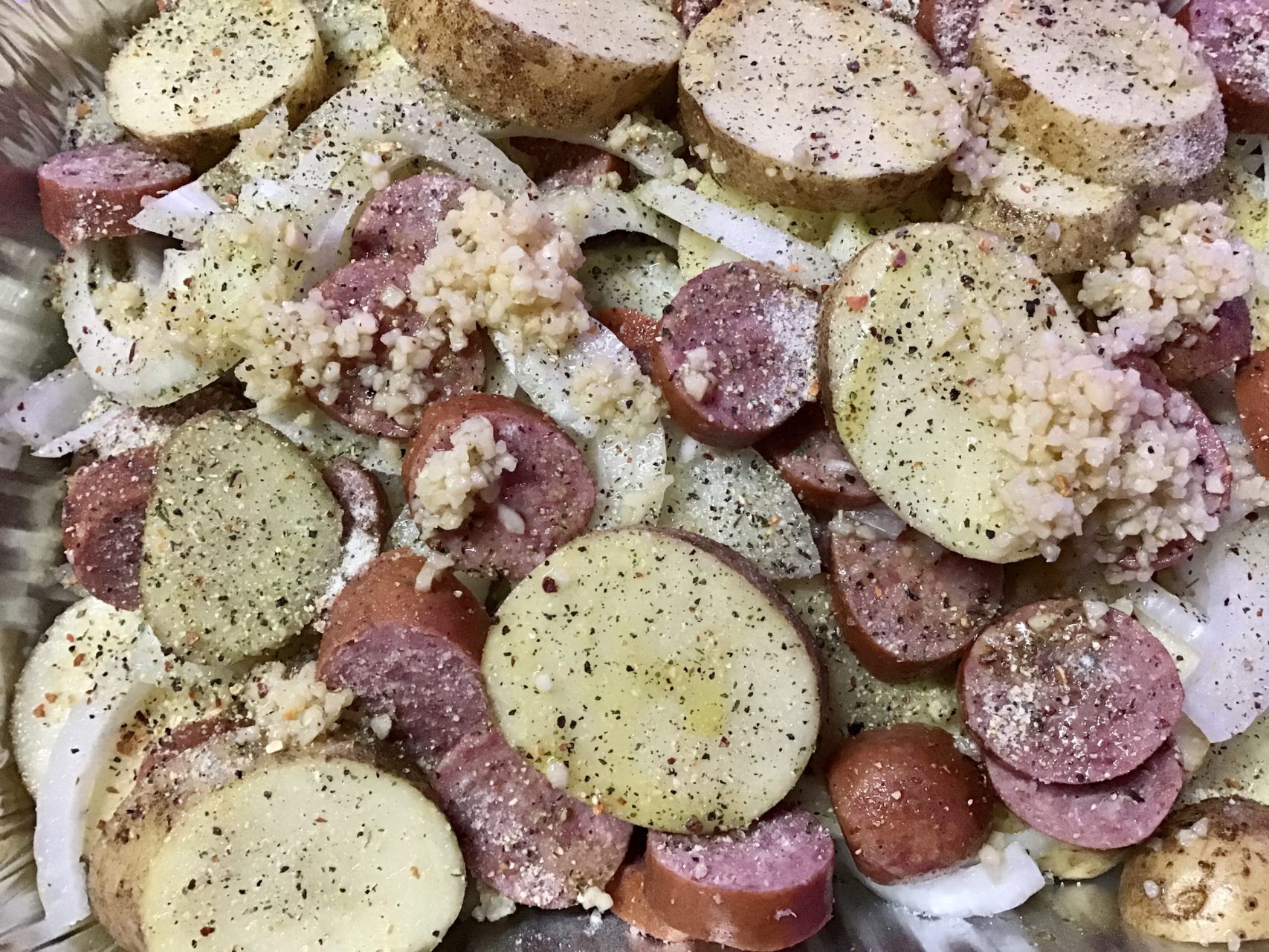 Easy Kielbasa Potato and Onion Bake Real Life Real Issues & The