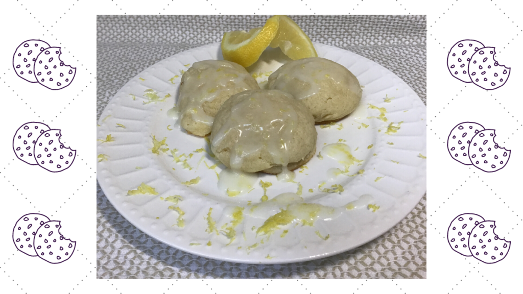 Cream Cheese Cookies with Zesty Lemon Glaze