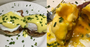 Eggs Benedict with Prosciutto