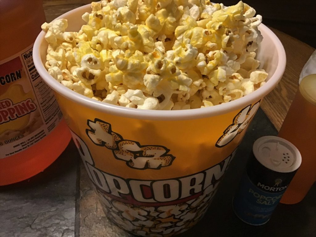 a movie and popcorn website